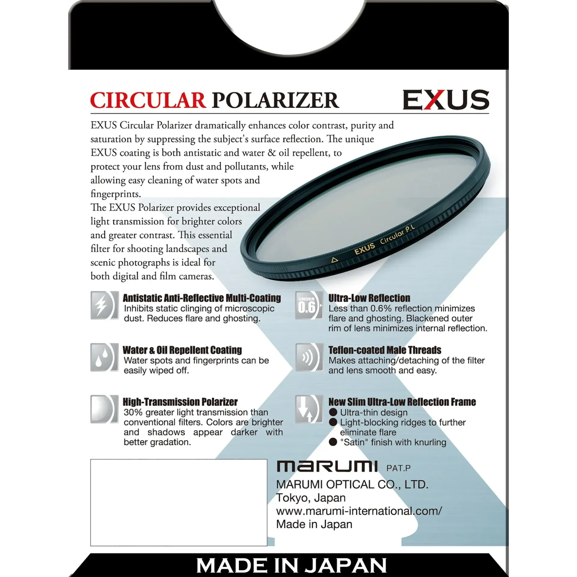 Marumi EXUS Circular PL 82 mm - Thumbnail