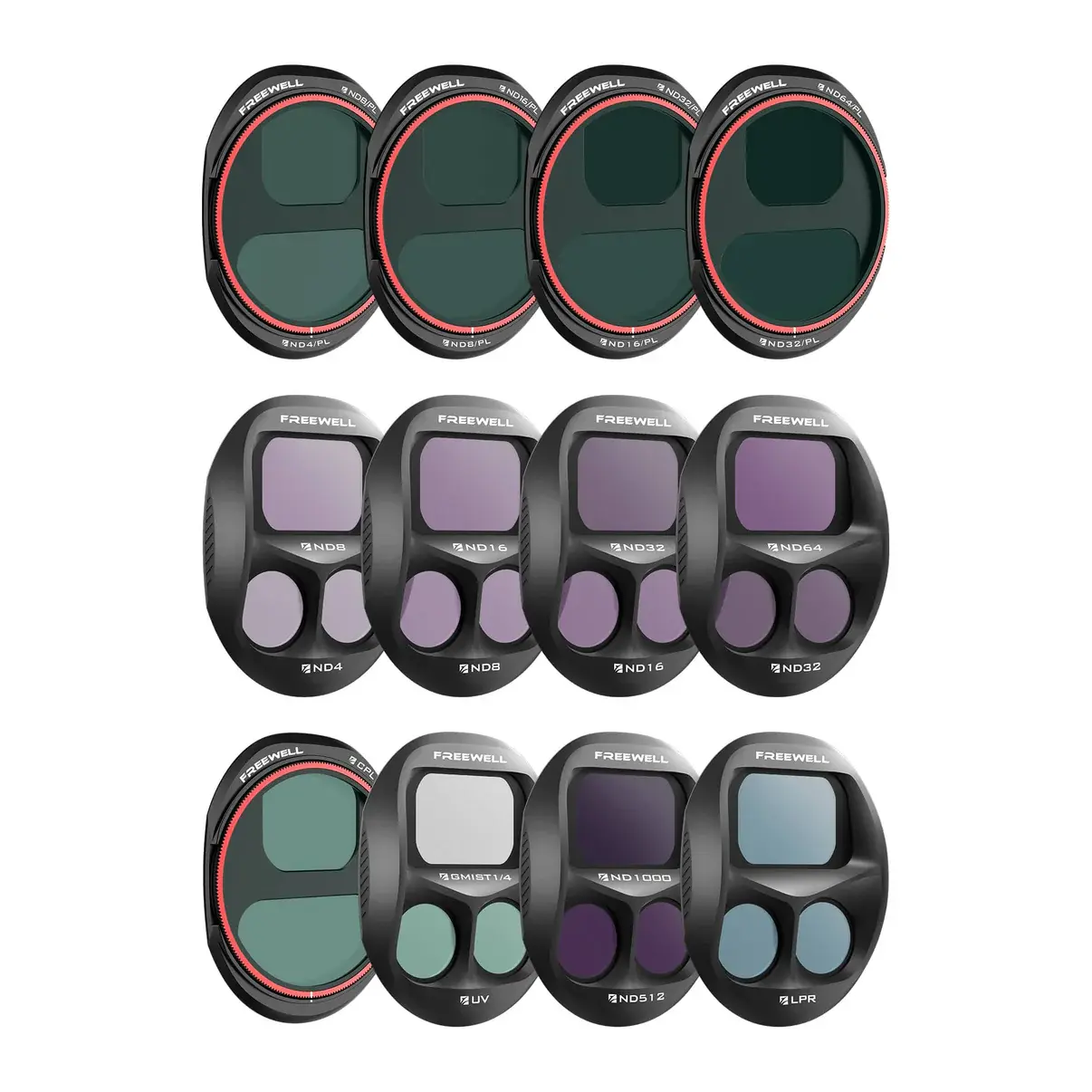 Freewell - Mavic 4 Pro Split Filters Mega - 12 Pack