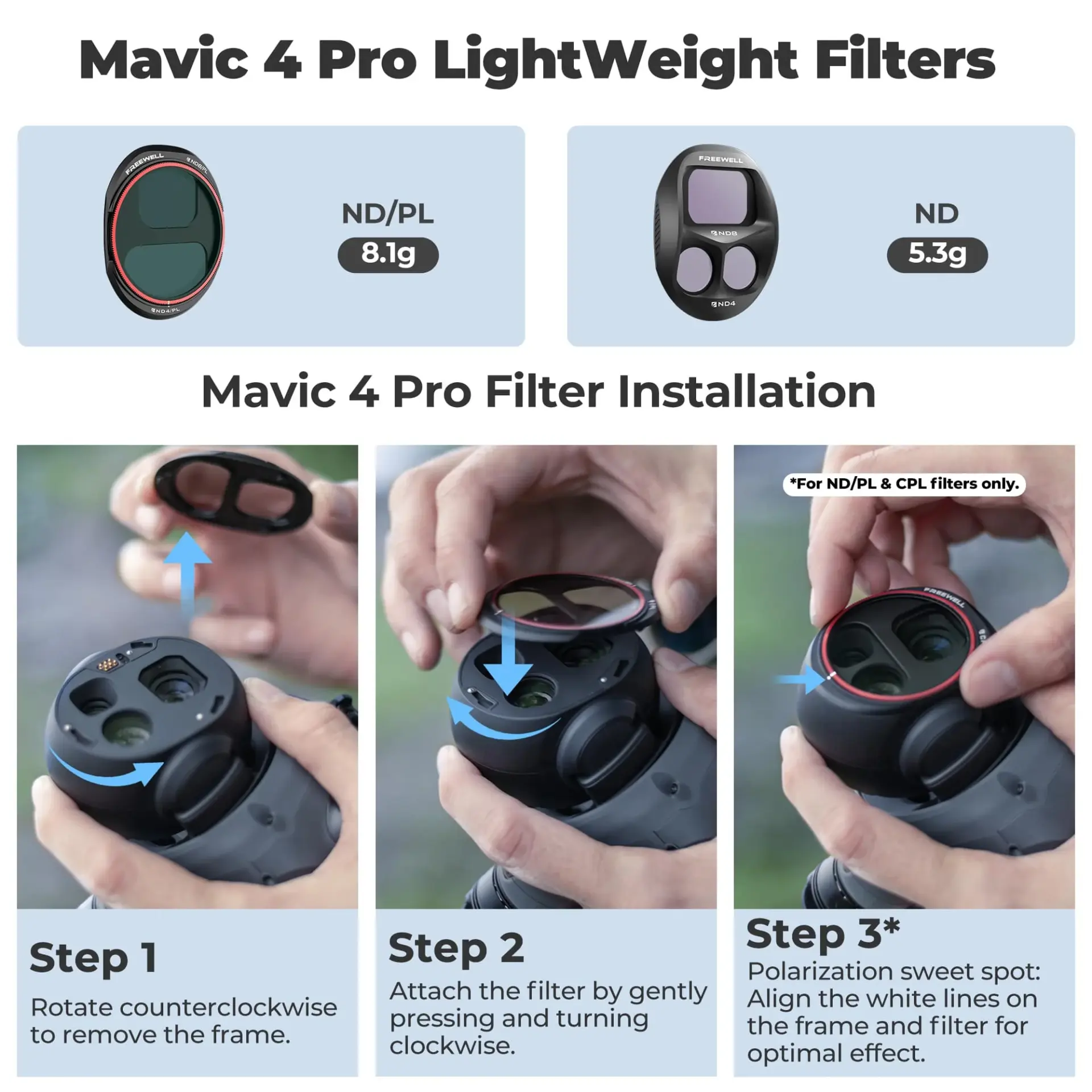 Mavic 4 Pro Split Filters Mega - 12 Pack