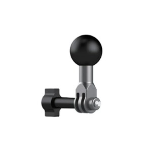Movmax 1″ Ball Connector with Action Camera Mount | 1/4″ Thread | NATO Clamp - Thumbnail