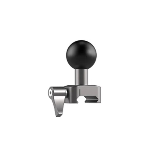 Movmax 1″ Ball Connector with Action Camera Mount | 1/4″ Thread | NATO Clamp