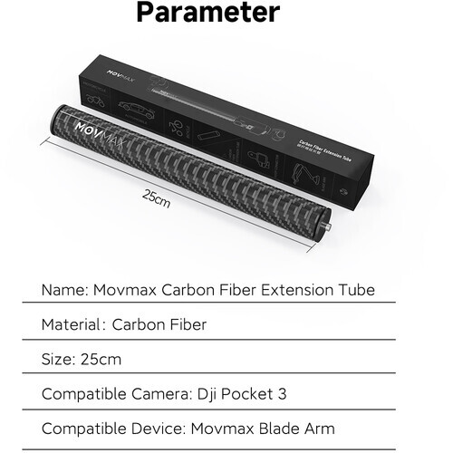 Movmax Blade Carbon Fiber Extension Tube