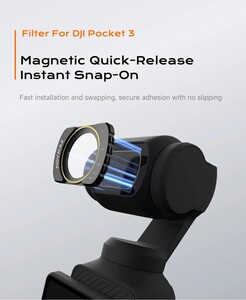 Movmax DJI Pocket 3 İçin ND 16/64/256/CPL Filtre Seti - Thumbnail