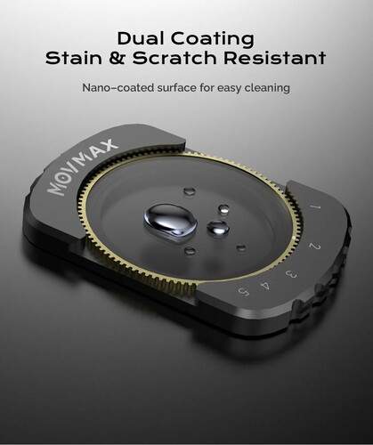 Movmax DJI Pocket 3 İçin ND 16/64/256/CPL Filtre Seti
