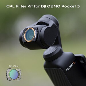 Movmax DJI Pocket 3 İçin VND2-32 + Black Mist 1/4 + CPL Filtre Seti - Thumbnail
