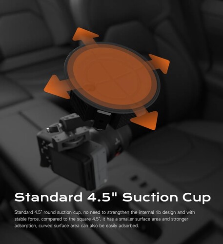 Movmax Solar Electronic Suction Cup for Blade Arm (4.5
