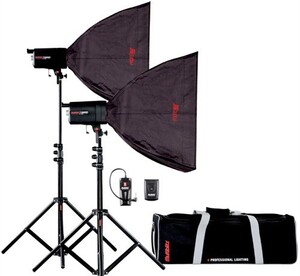 Multiblitz - Multiblitz Comkit TR 200W 2’li Paraflaş Seti Multiblitz - Multiblitz Comkit TR 200W 2’li Paraflaş Seti