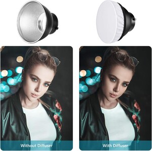 NEEWER 7 İnç Reflektör ve 20°/40°/60° Petek Izgara Seti - Thumbnail