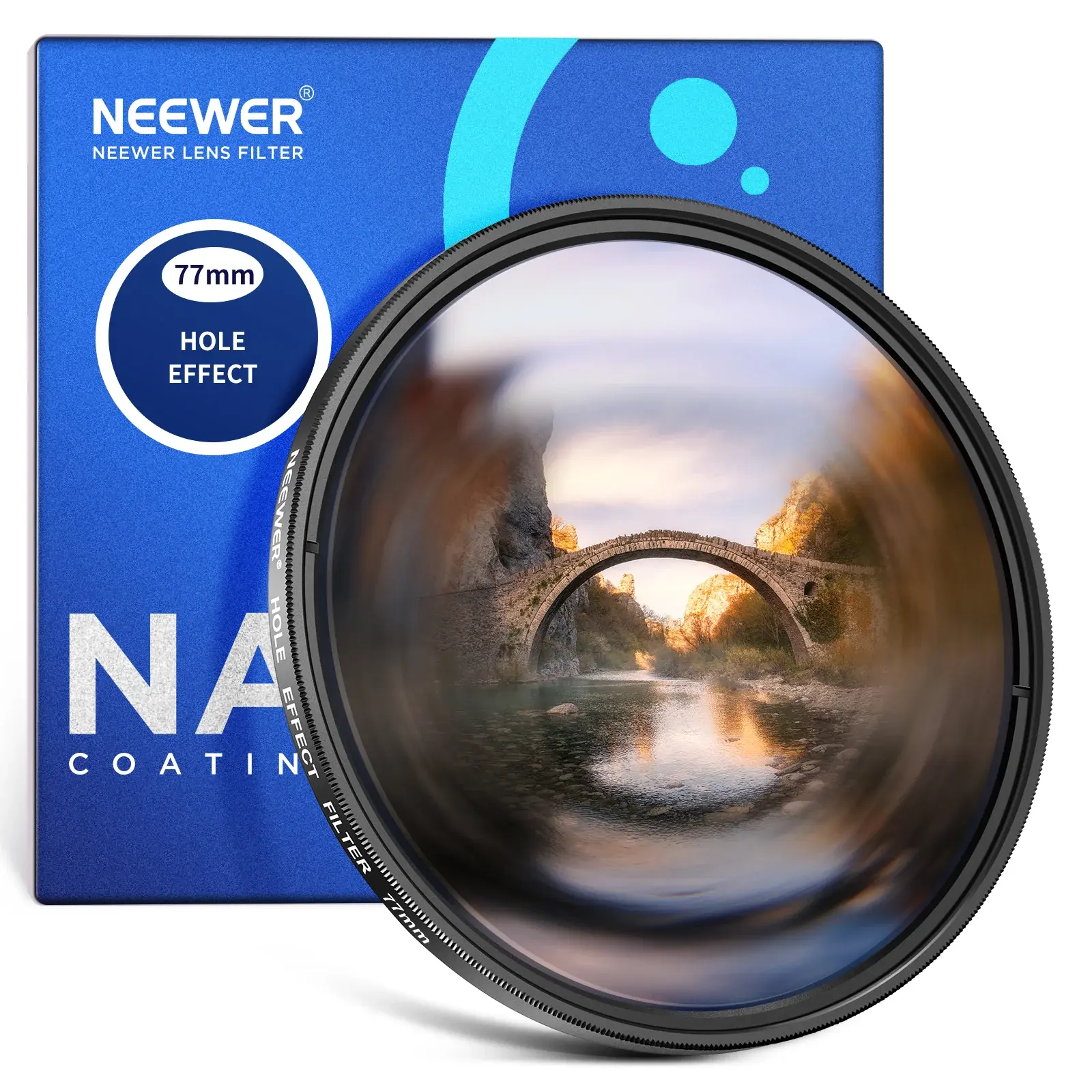 Neewer 82mm Spiral Halo Camera Lens Filter Sinematik Özel Efekt Filtresi