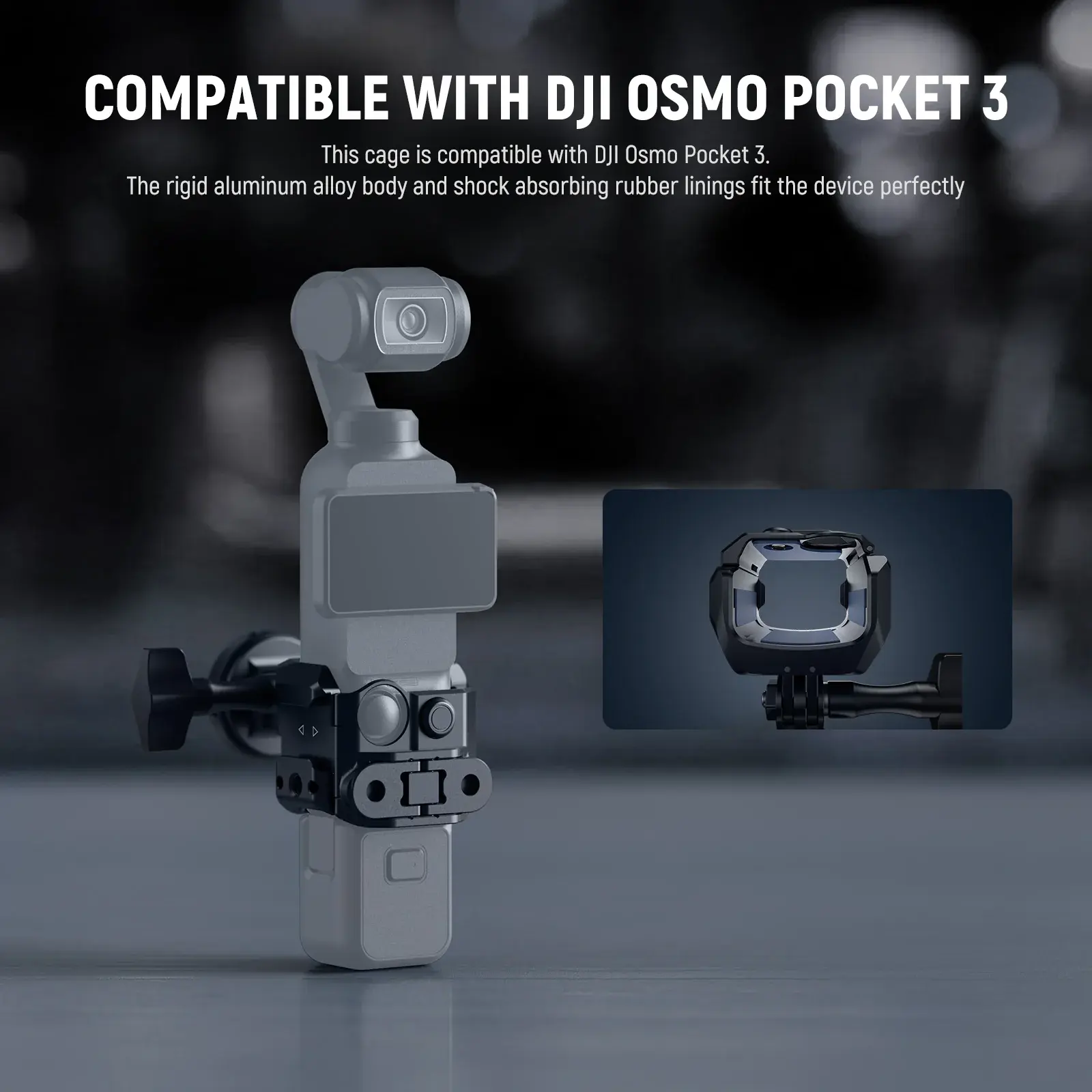 Neewer AC009 DJI Osmo Pocket 3 Aksiyon Kamera Kafesi - Thumbnail