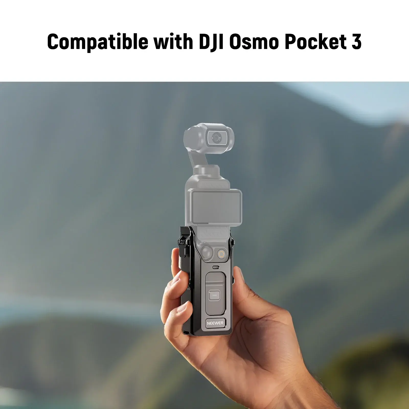 Neewer - NEEWER AC029 DJI Osmo Pocket 3 İçin Manyetik Koruma Kafesi (1)
