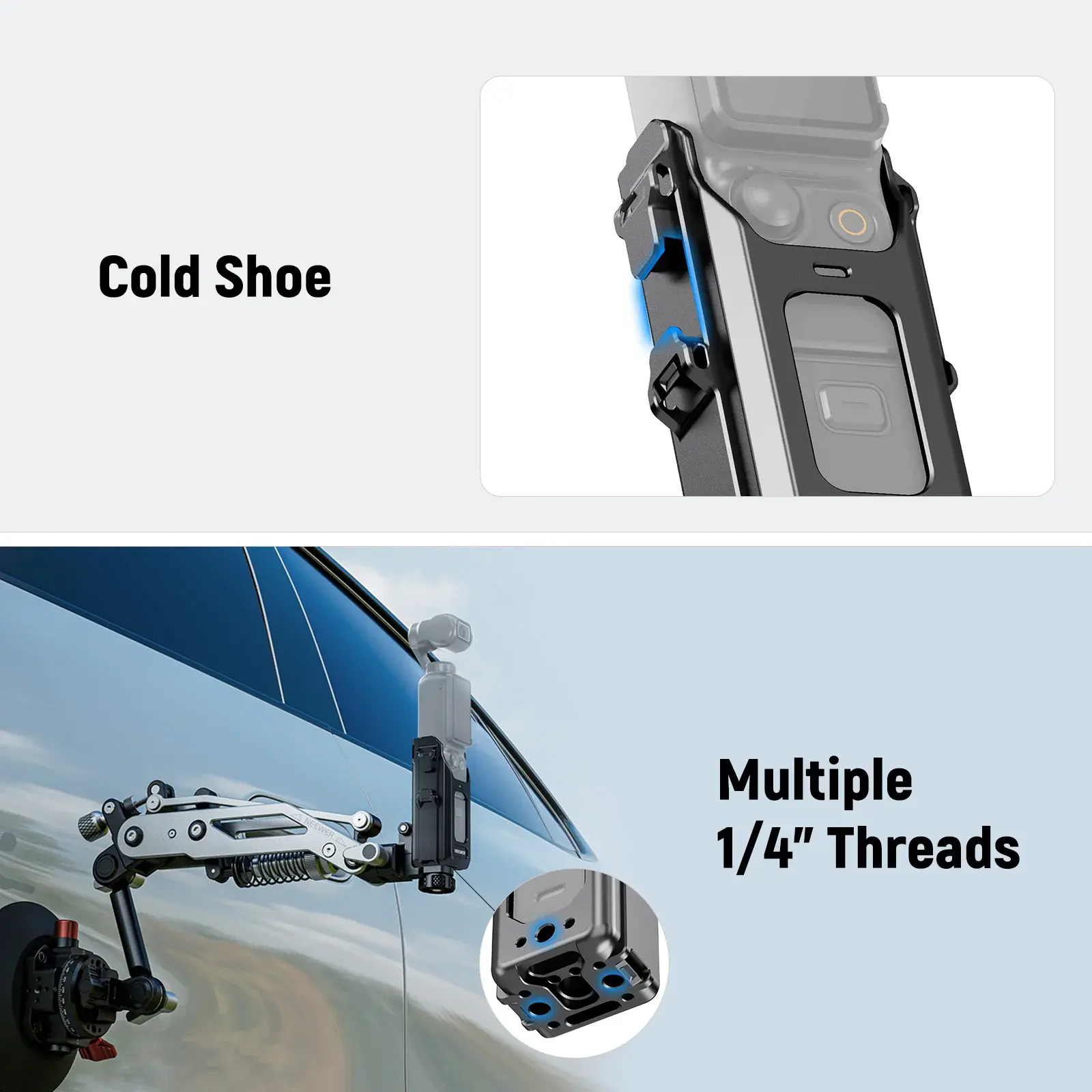 NEEWER AC029 DJI Osmo Pocket 3 İçin Manyetik Koruma Kafesi