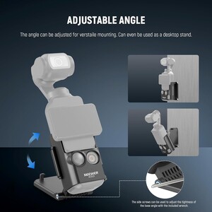 NEEWER BASICS AC015 Manyetik Kamera Montajı (DJI Osmo Pocket 3 Uyumlu, 180° Dönebilir) - Thumbnail