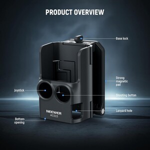 NEEWER BASICS AC015 Manyetik Kamera Montajı (DJI Osmo Pocket 3 Uyumlu, 180° Dönebilir) - Thumbnail