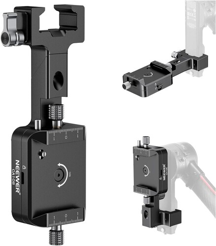 NEEWER CA108 DJI Ronin RS2 / RS3 / RS4 için Dikey Hızlı Değiştirme Plakası