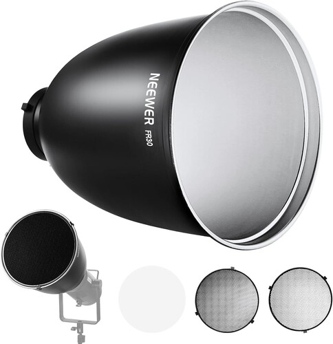 NEEWER FR30 11.6''/29.5cm Deep Focus Reflektör ve Petek Seti