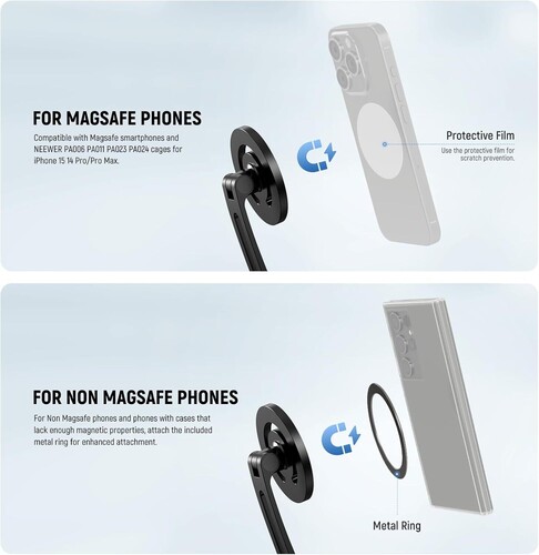 NEEWER GP-16 Manyetik Telefon ve Aksiyon Kamerası Boyun Askısı (Neck Mount Holder)