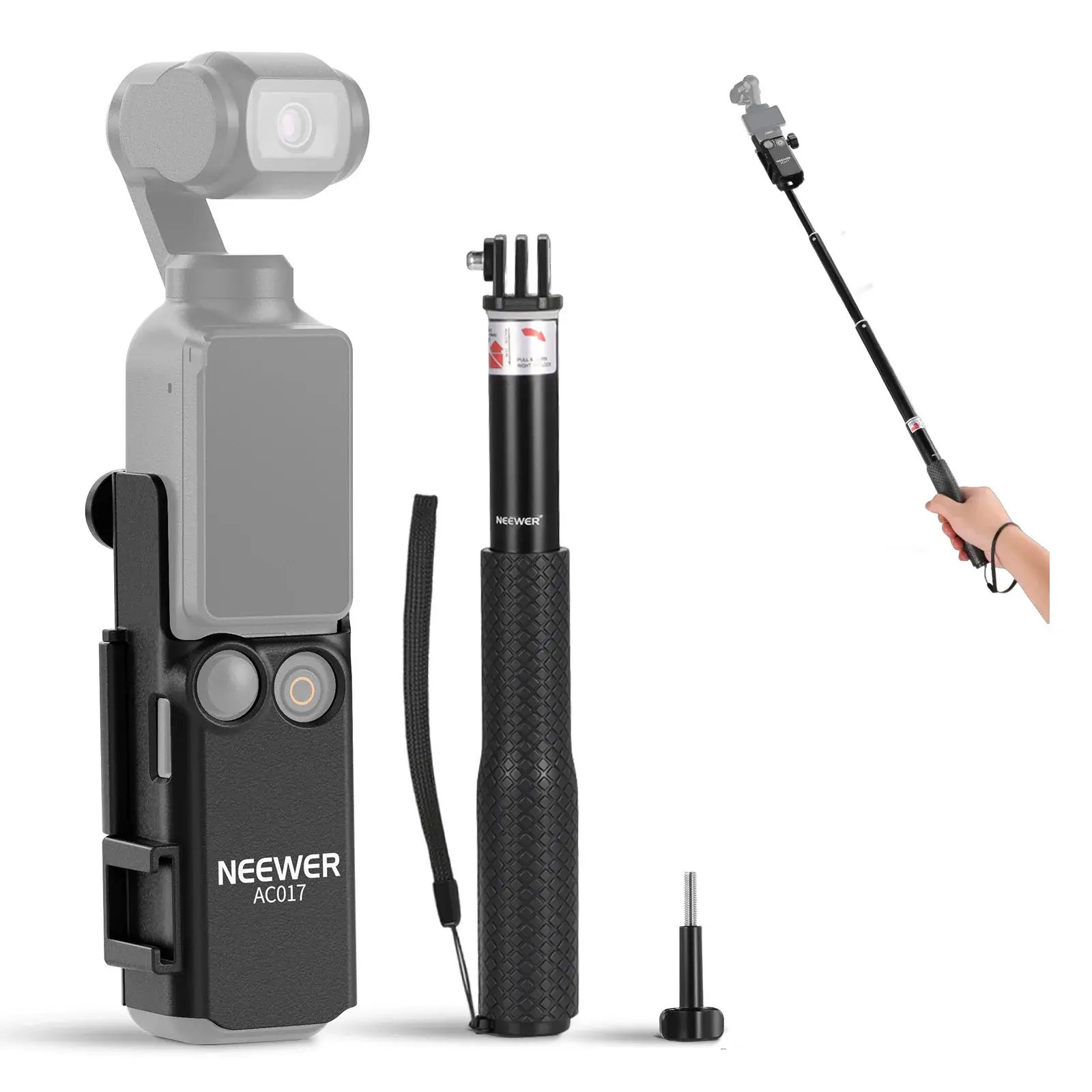 NEEWER GP-59 DJI Osmo Pocket 3 Uzatma Adaptör Kiti - Thumbnail