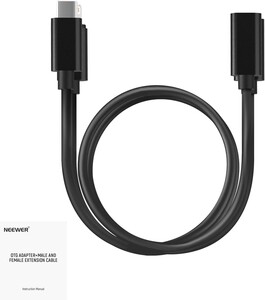 NEEWER LM7 2'li OTG Adaptör Kablo Seti USB-C / iOS - Thumbnail
