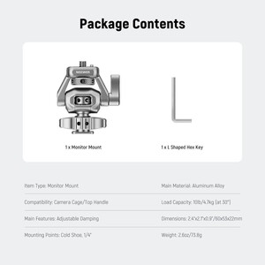 NEEWER MA017 Kamera Monitör Adaptörü - Thumbnail