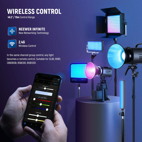 Neewer MS60C RGB LED Işık
