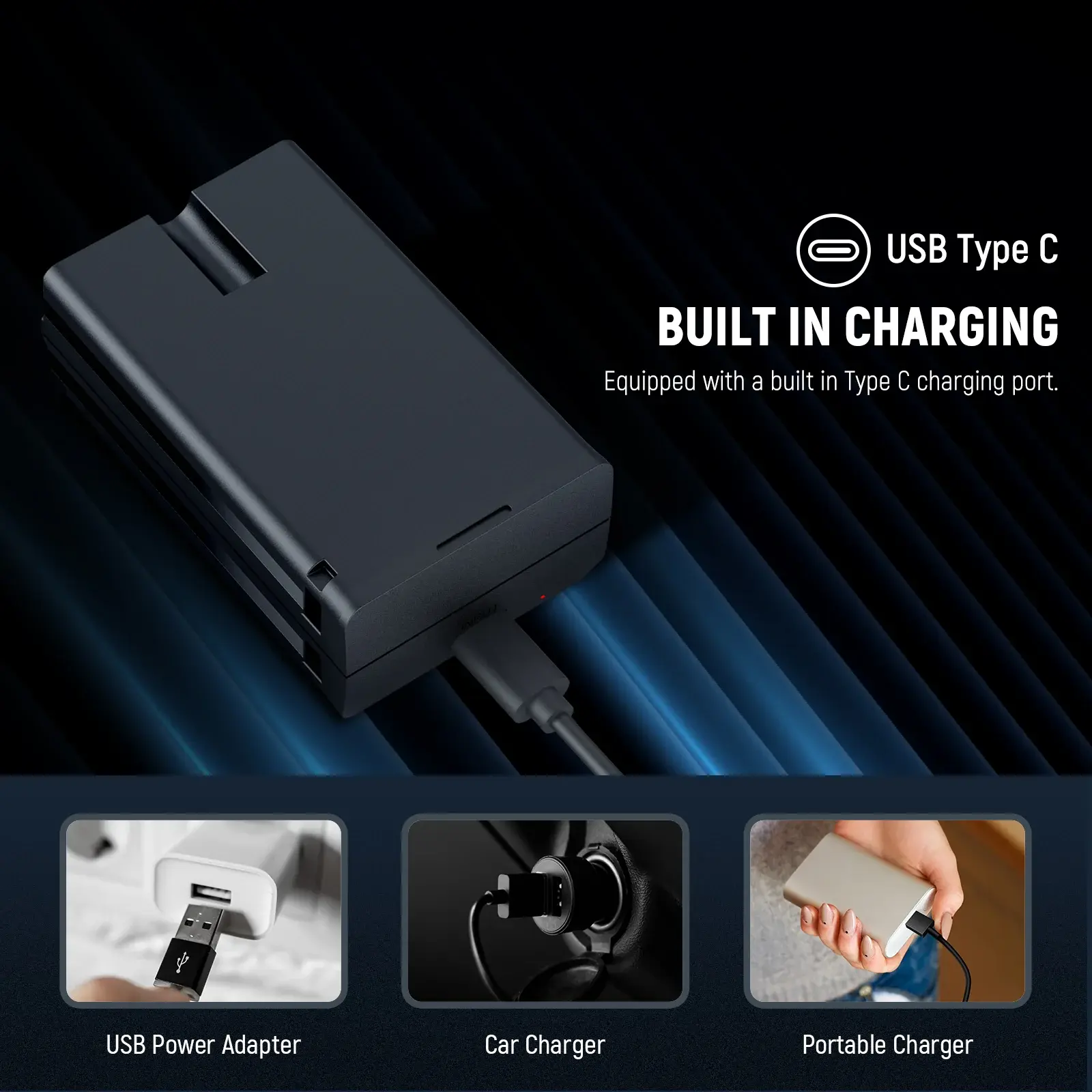 NEEWER NB-Z1 Pro 7.2V 3000mAh Li-ion Yedek Batarya