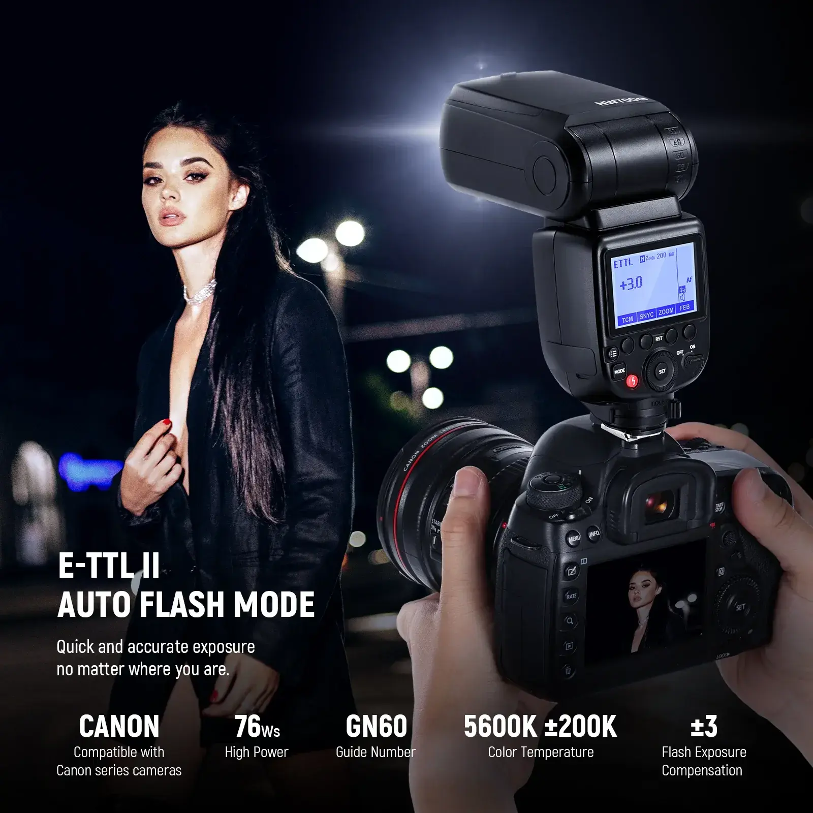 Neewer NW700-S TTL Flaş Speedlite - Sony Uyumlu - Thumbnail