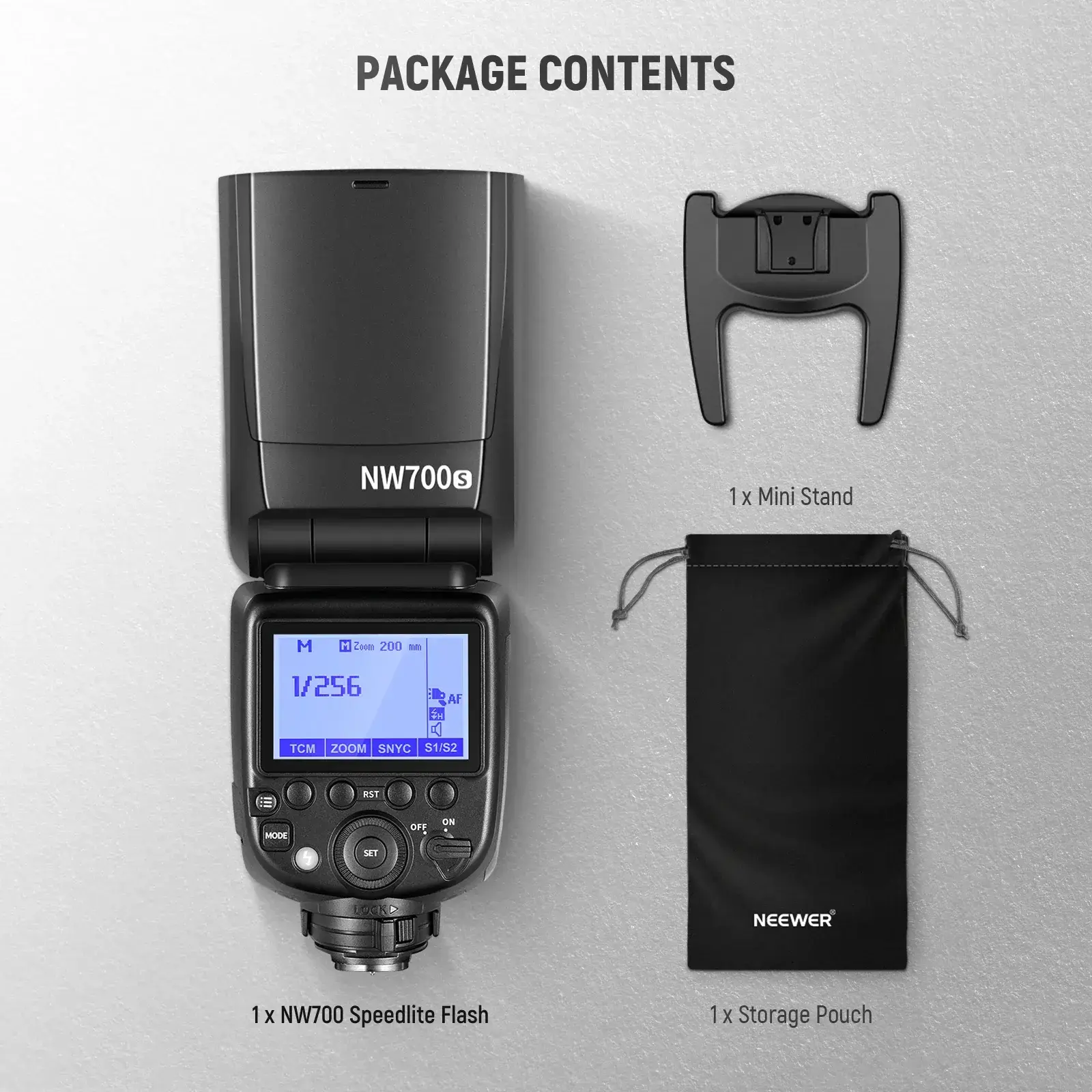 Neewer NW700-S TTL Flaş Speedlite - Sony Uyumlu - Thumbnail