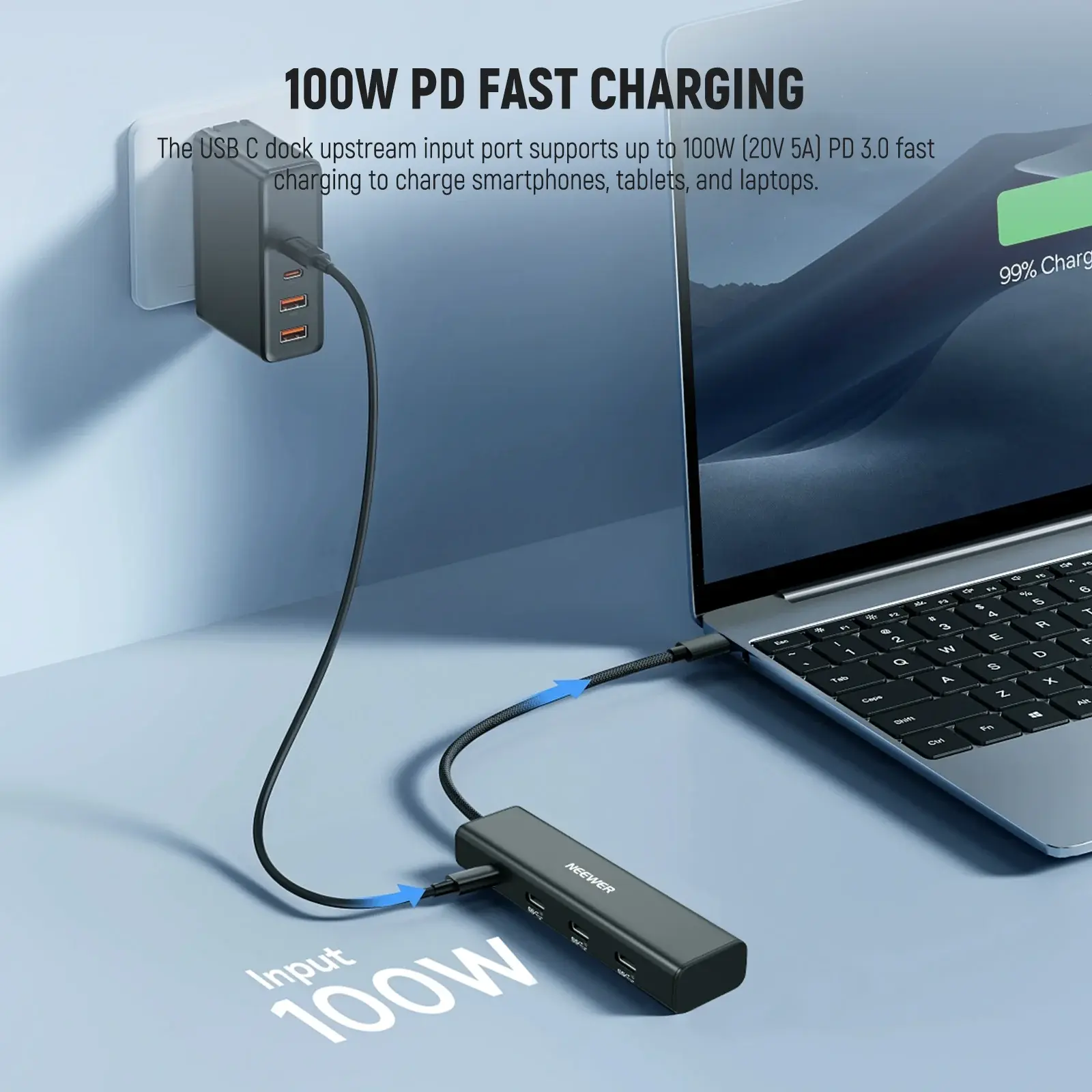 NEEWER PS020E USB-C Hub 4-in-1 10Gbps - Thumbnail
