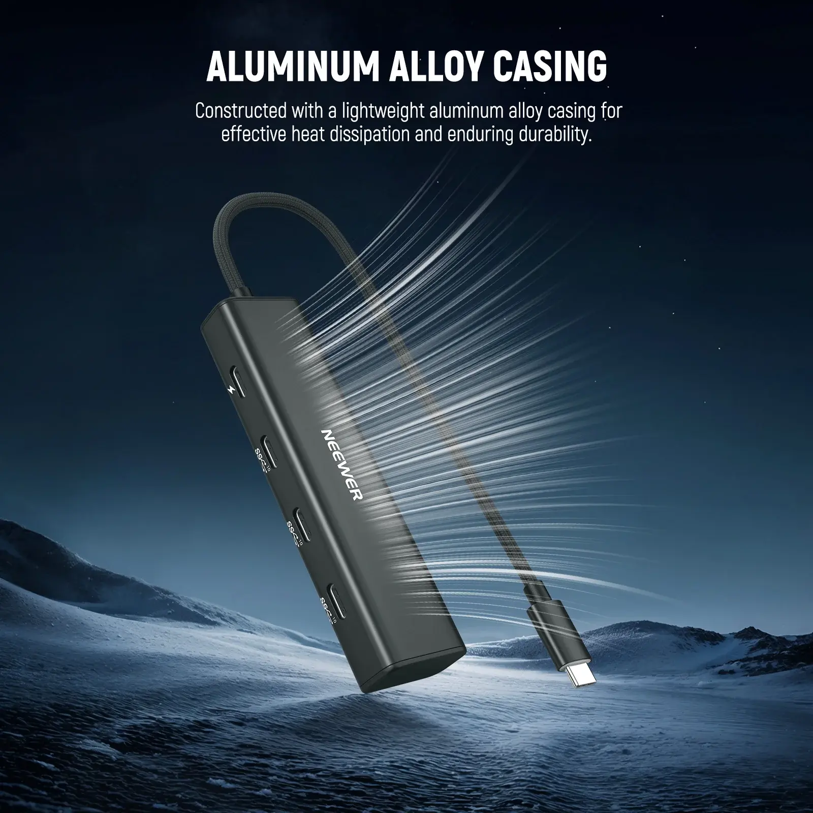 NEEWER PS020E USB-C Hub 4-in-1 10Gbps - Thumbnail