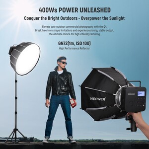 Neewer Q4 400Ws 2.4G TTL Ürün Çekim Seti (Çadır) - Thumbnail