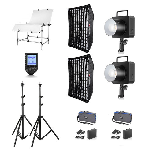 Neewer Q4 400Ws 2.4G TTL Ürün Çekim Seti (Masa)