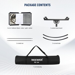 Neewer - NEEWER RF-04 Yassı Reflektör 75x40cm (1)