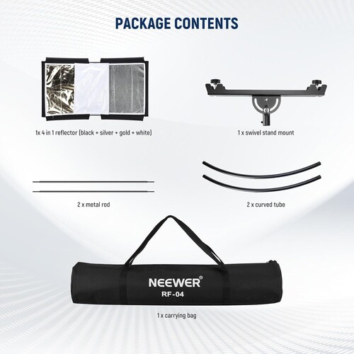 NEEWER RF-04 Yassı Reflektör 75x40cm