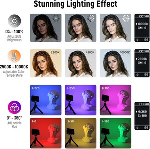 NEEWER SL90 RGB Mini Mobil Video Işığı - Thumbnail