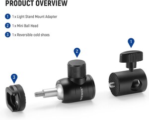 Neewer - NEEWER ST-GM06 Işık Standı Montaj Adaptörü (1)