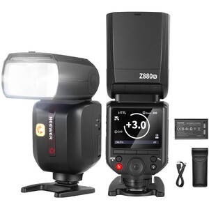 Neewer Z880-N TTL Nikon Uyumlu 76W Akülü Tepe Flaşı - Thumbnail