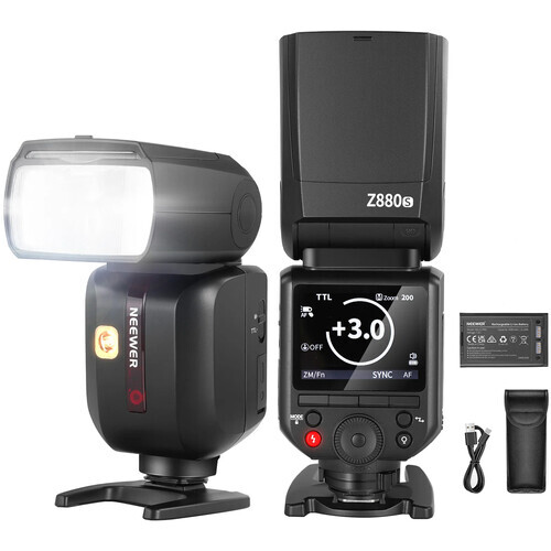 Neewer Z880-S TTL Sony Uyumlu 76W Akülü Tepe Flaşı