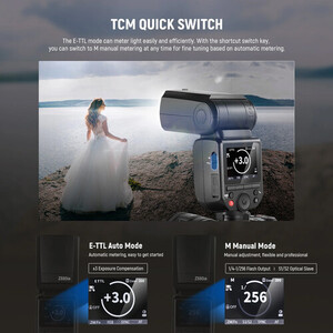 Neewer Z880-S TTL Sony Uyumlu 76W Akülü Tepe Flaşı - Thumbnail
