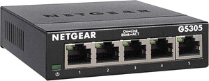 NETGEAR GS305 5 Portlu Gigabit Ethernet Switch - Thumbnail