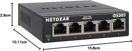 NETGEAR GS305 5 Portlu Gigabit Ethernet Switch