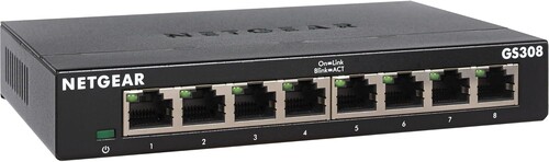 NETGEAR GS308 8 Portlu Gigabit Ethernet Switch