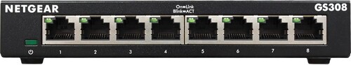 NETGEAR GS308 8 Portlu Gigabit Ethernet Switch