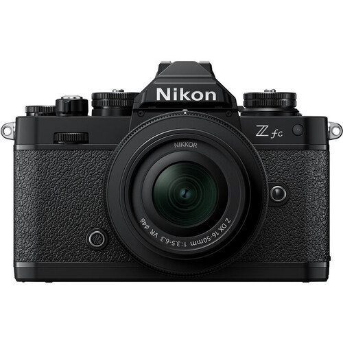 Nikon Z fc DX 16-50mm f/3.5-6.3 VR Lens Kit (Siyah)