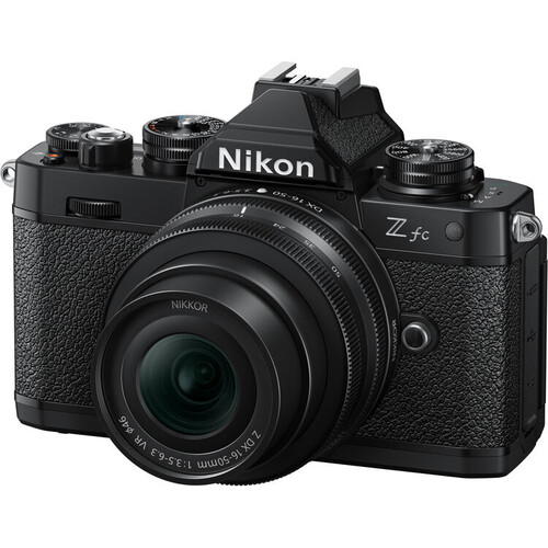 Nikon Z fc DX 16-50mm f/3.5-6.3 VR Lens Kit (Siyah)