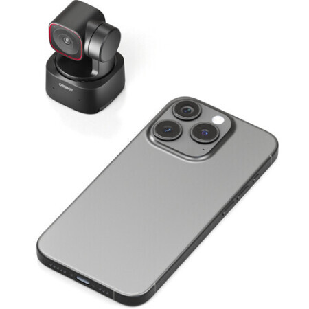 OBSBOT Tiny 2 Lite PTZ 4K AI Webcam