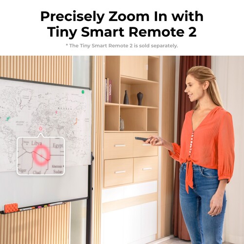 OBSBOT Tiny 2 Lite PTZ 4K AI Webcam