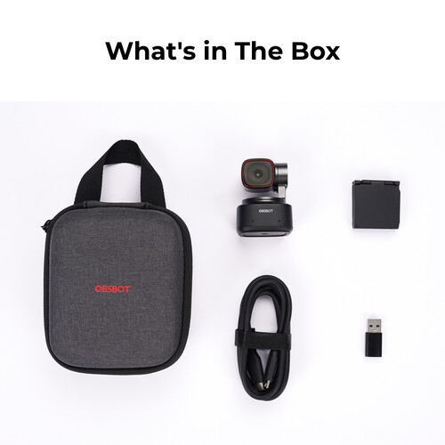 OBSBOT Tiny 2 PTZ 4K AI Webcam