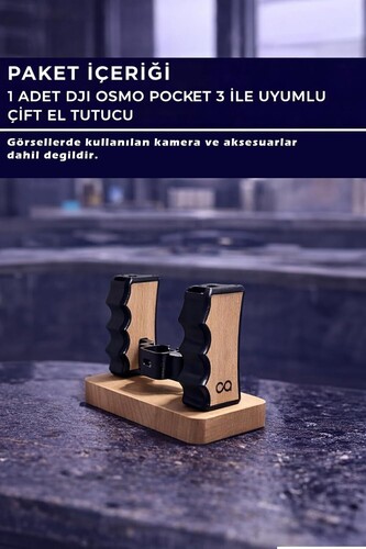 OEM DJI Osmo Pocket 3 İçin Çift El Tutucu Kit