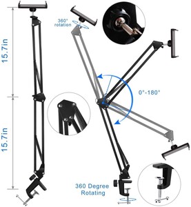 OEM Marka T360 Masa Üstü Telefon Tablet Tutucusu - Thumbnail